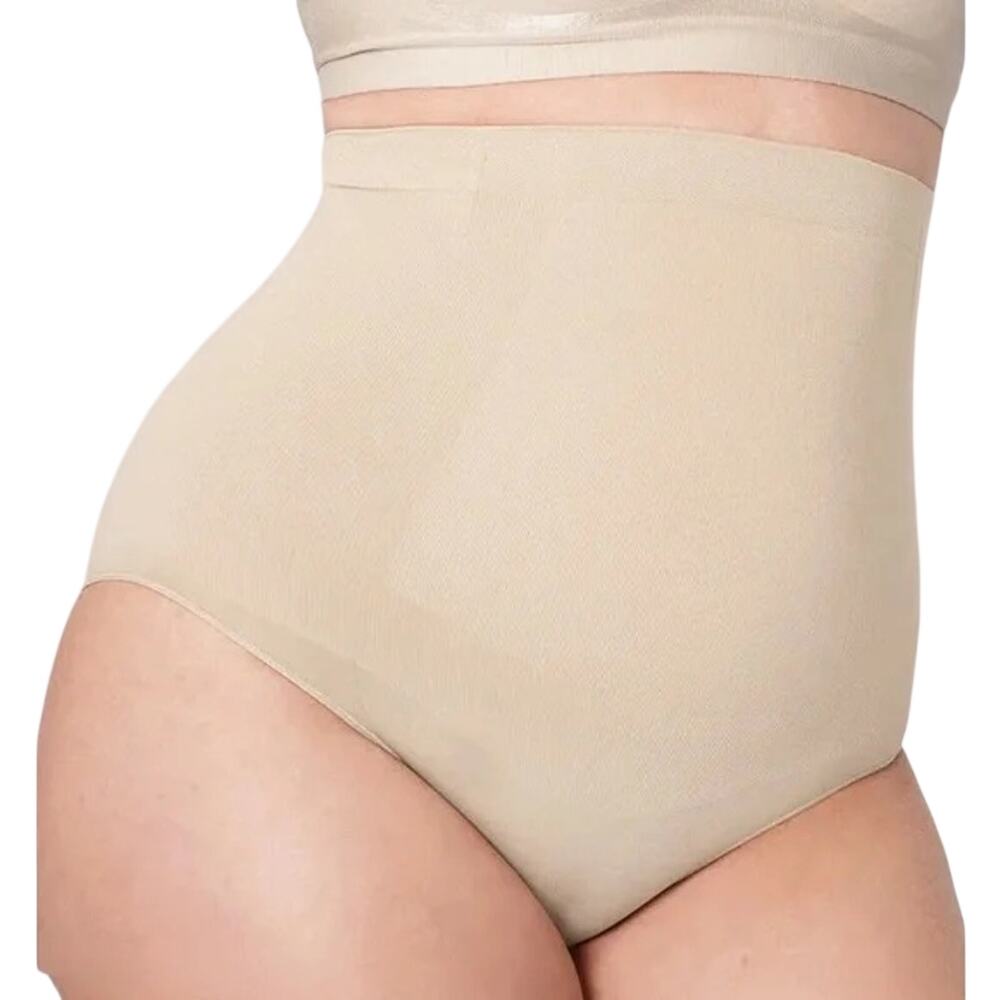 SHAPERMINT NIP $40 BEIGE High Waisted Shaper Panty Size XL